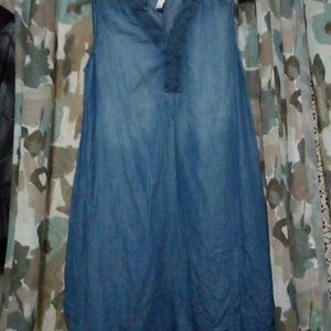 Blue jean dress